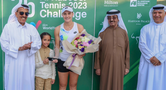 Tikhonova is new Al Habtoor Tennis Champion