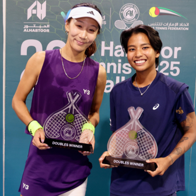 Xinyu Gao & Mananchaya Sawangkaew shine as our doubles champions.